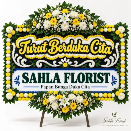 Papan Bunga Duka Tapos